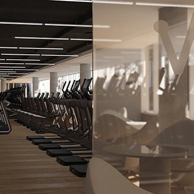 Perfectly equipped workout zones
