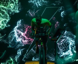 GROUP CYCLING VIRTUAL <br>HEAR IT. SEE IT. FEEL IT.